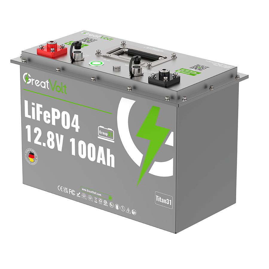 LiFePO4 12V/12.8V 100Ah Battery Pack