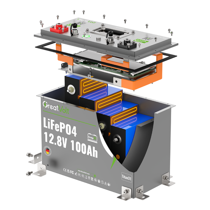 LiFePO4 12V/12.8V 100Ah Battery Pack - Image 2