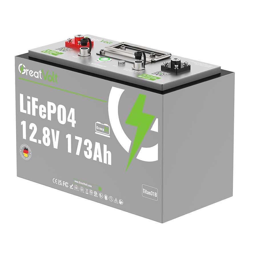 LiFePO4 12V/12.8V 173Ah LiFePO4 Battery with BlueTooth and Heating Function