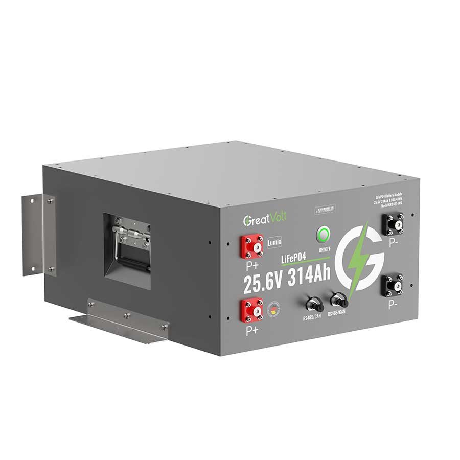 LiFePO4 24V/25.6V 314Ah LiFePO4 Battery with CANbus and RS485 communication